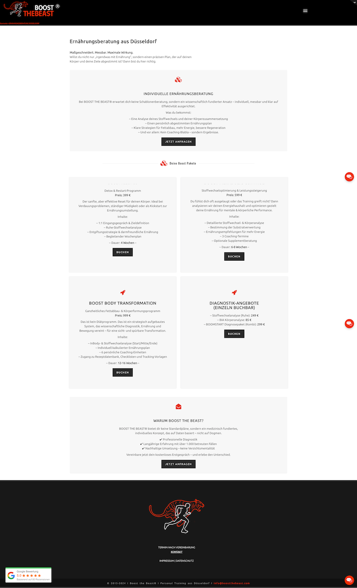 Boost the Beast Portfolio