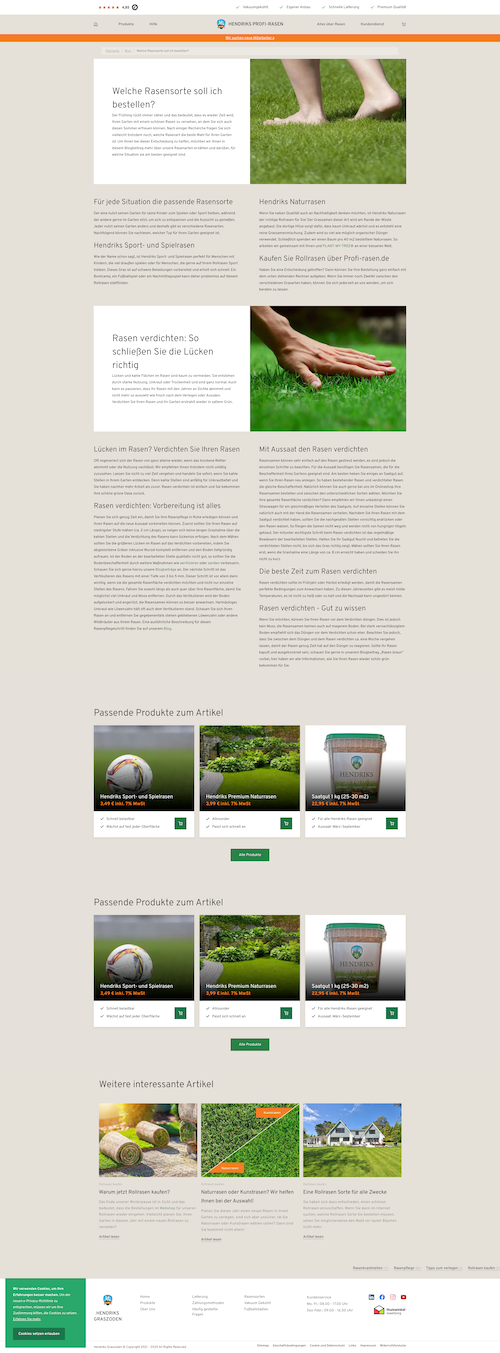 Profi Rasen Portfolio