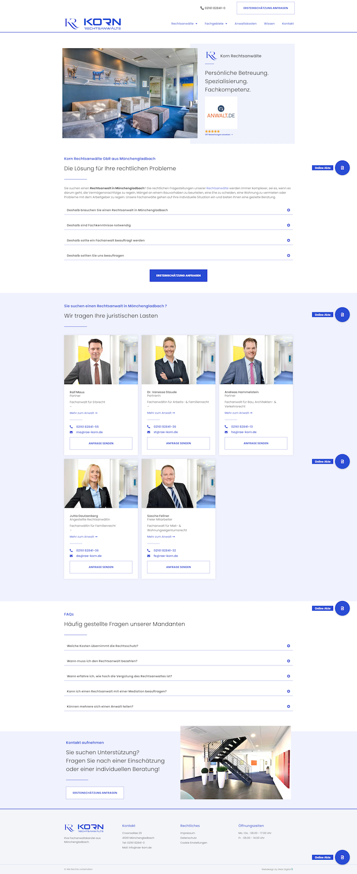 Korn Rechtsanwälte Portfolio