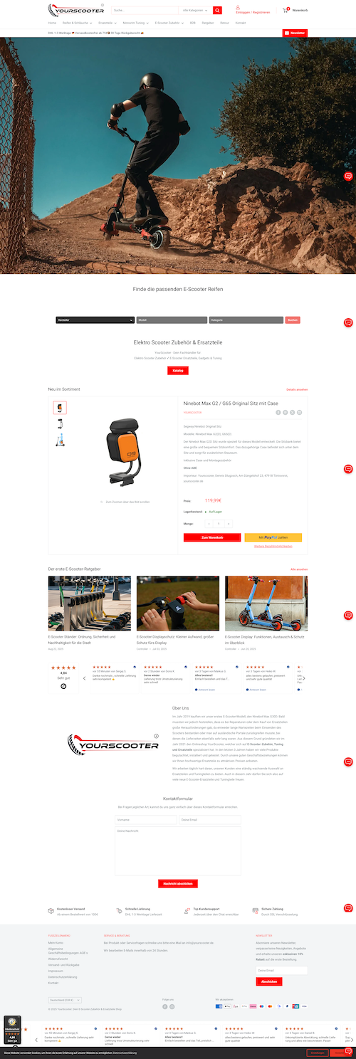 Your Scooter Portfolio