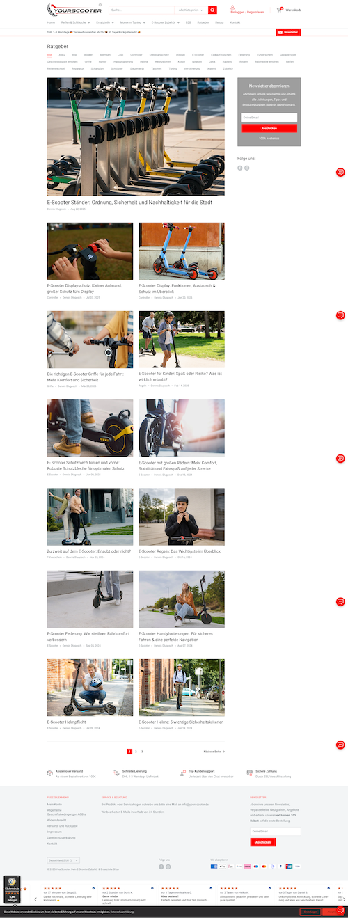Your Scooter Portfolio