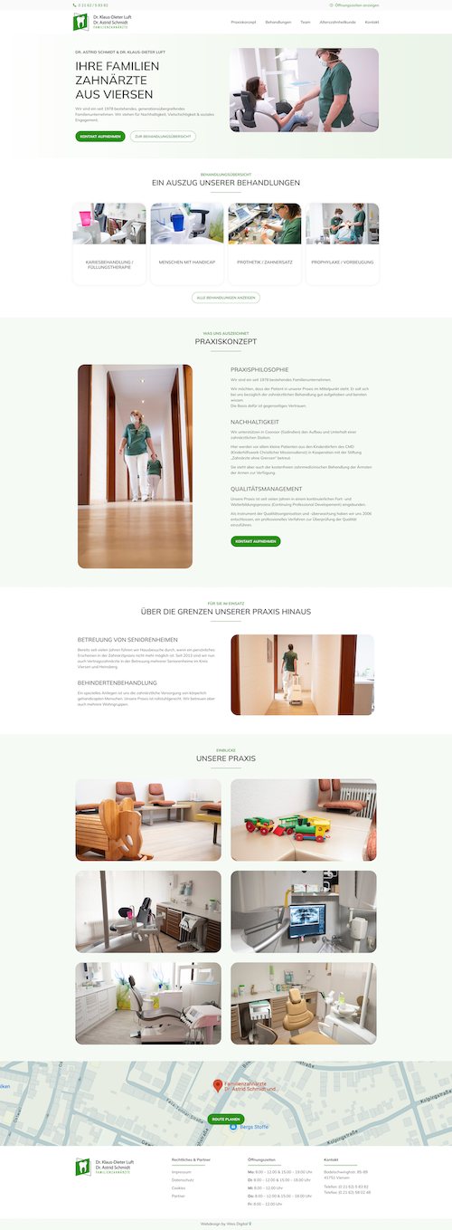 Zahnarzt Portfolio
