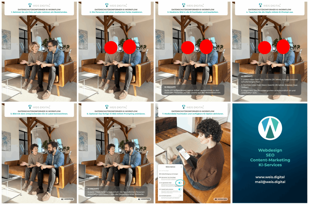 Weis Digital - KI Bildbearbeitung Workflow